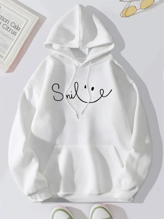 Long Sleeve Drawstring Sweatshirt