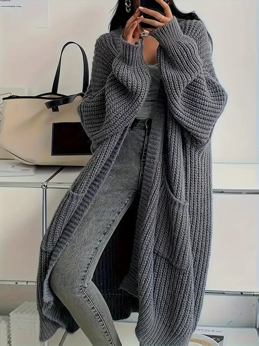 Elegant Open Front Cardigan